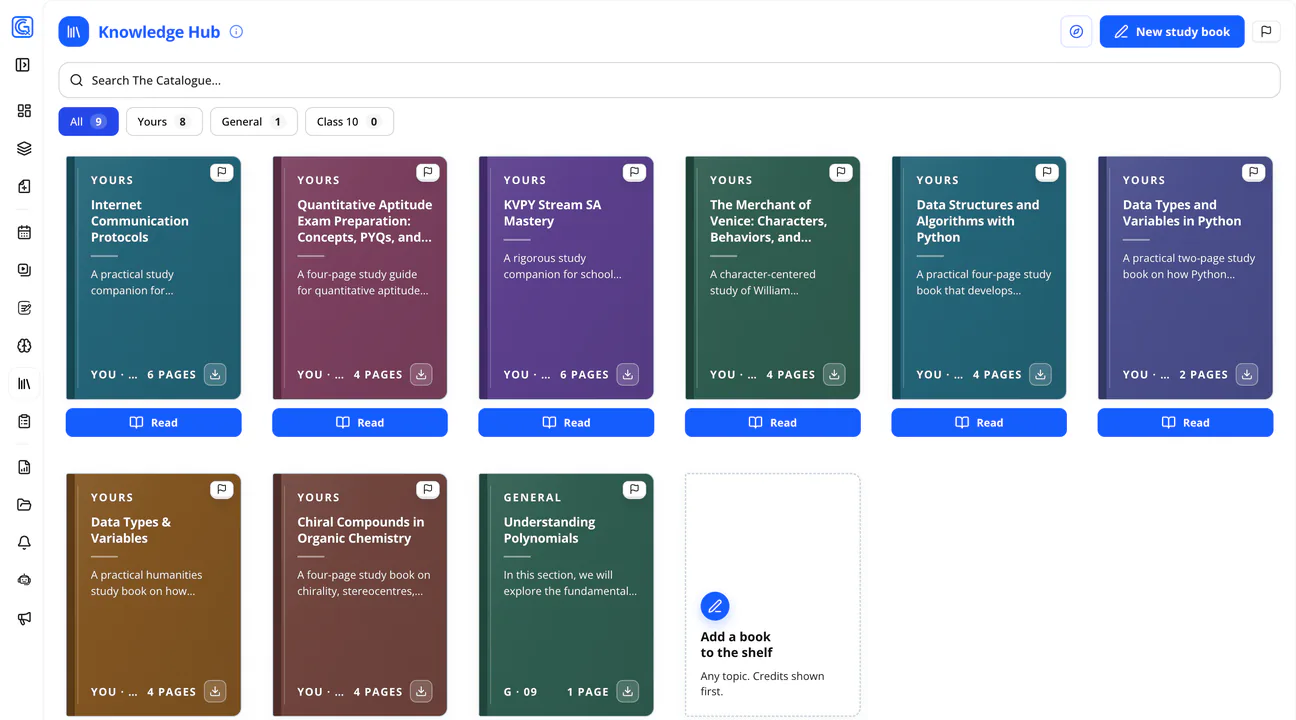 Knowledge Hub catalogue